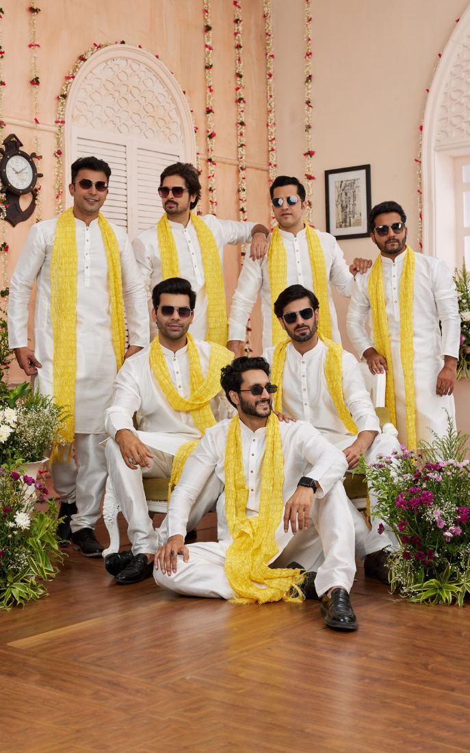 Cream Straight Kurta Pajama