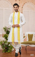 Cream Straight Kurta Pajama