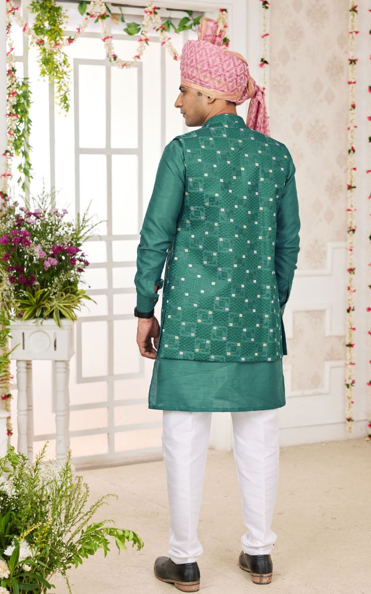 Green 3 Pcs Set