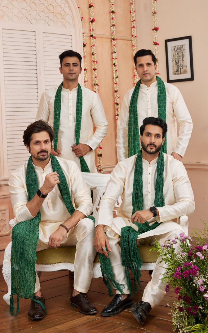 Baige Straight Kurta Pajama