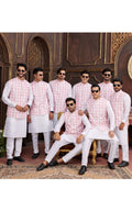 Pink Kurta Pajama 3 Pcs Set