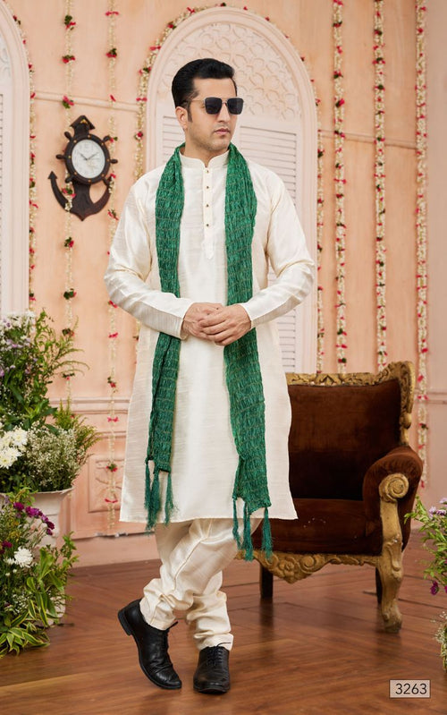 Baige Straight Kurta Pajama