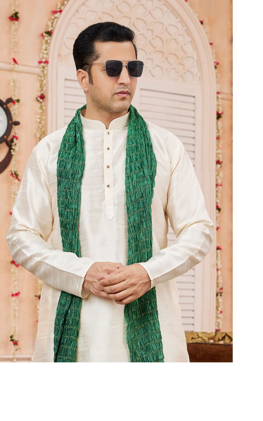 Baige Straight Kurta Pajama