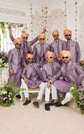 Dark Onion Kurta Pajama with Jacket